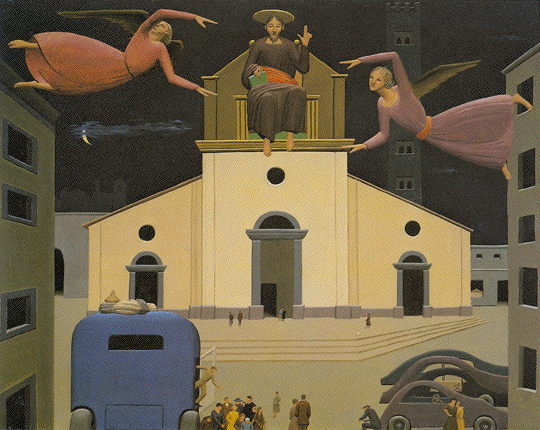 Edita Walterowna Broglio (1886-1977), Cristo e la corriera , Roma, collezione privata. 391-1g2.png